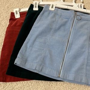 THREE FOREVER 21 SKIRTS!! (All size S)
